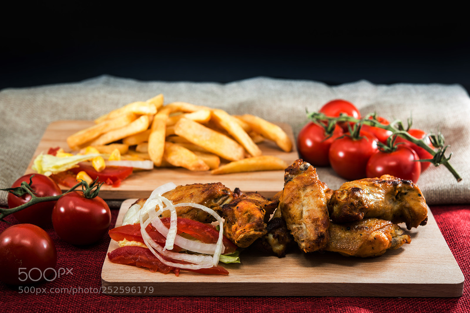 Nikon D800 sample photo. Chicken wings with sauce photography