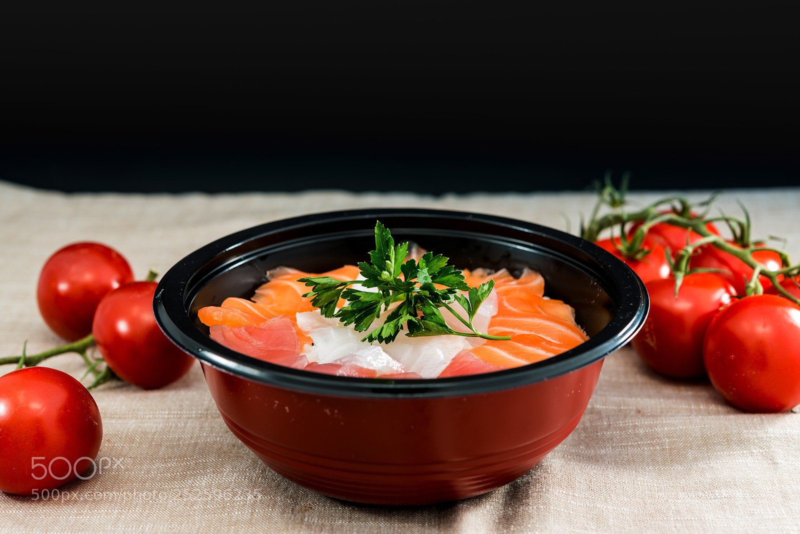 Nikon D800 sample photo. Japanese food mix sashimi photography