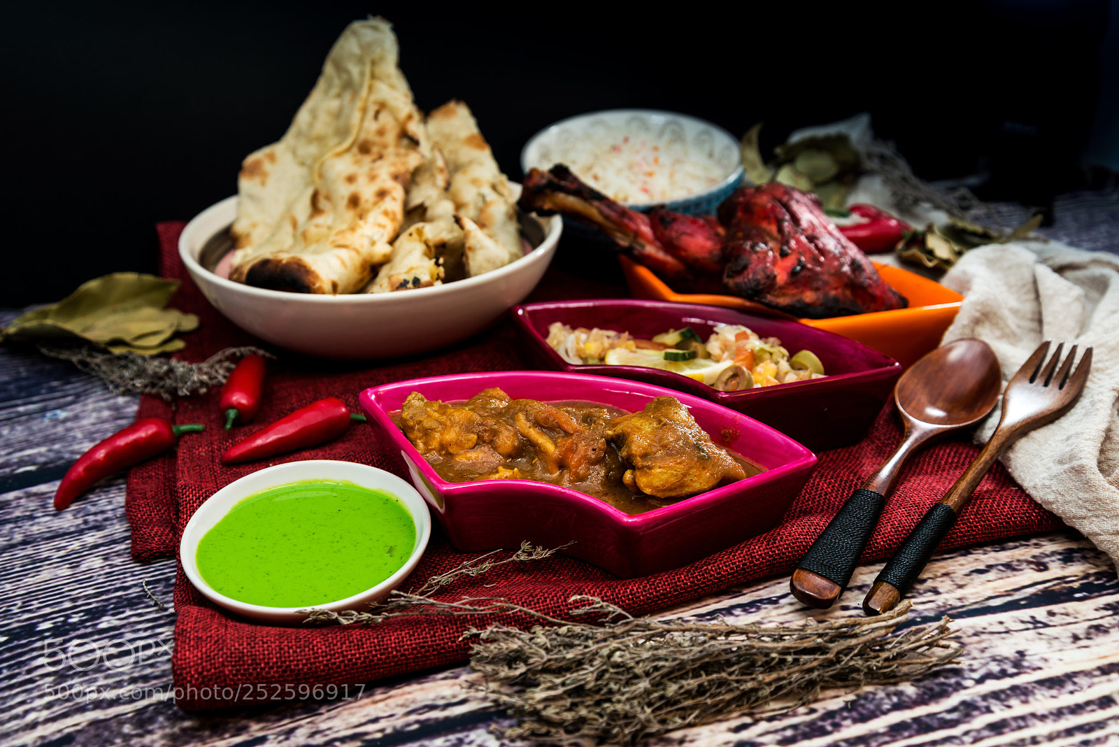 Nikon D800 sample photo. Traditional indian food chicken photography
