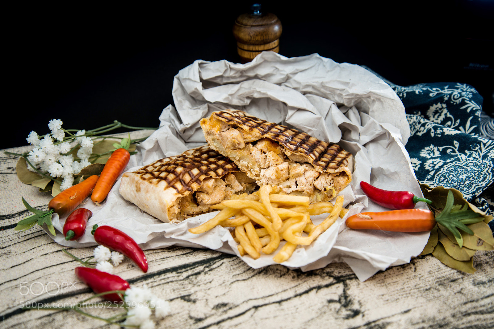 Nikon D800 sample photo. Mexican fajita wraps with photography