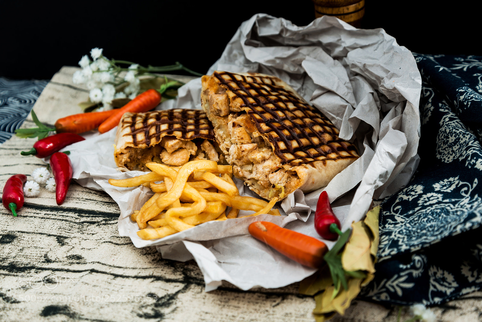Nikon D800 sample photo. Mexican fajita wraps with photography