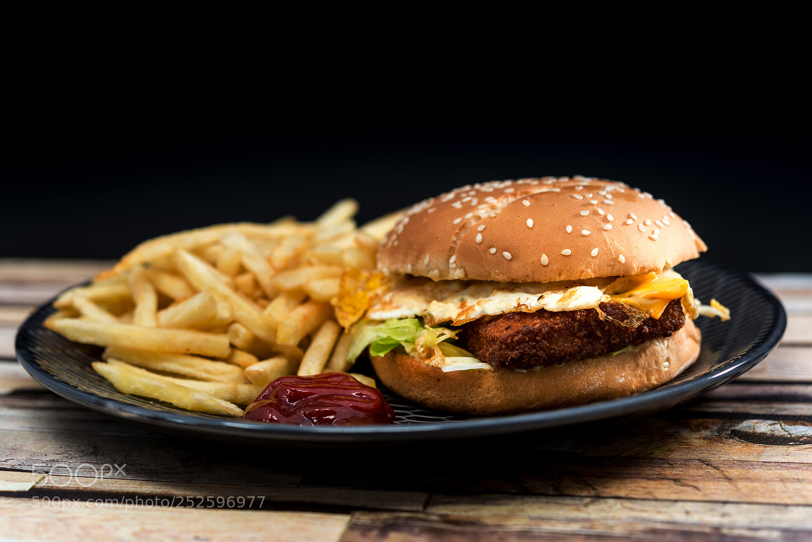 Nikon D800 sample photo. American fish burger with photography