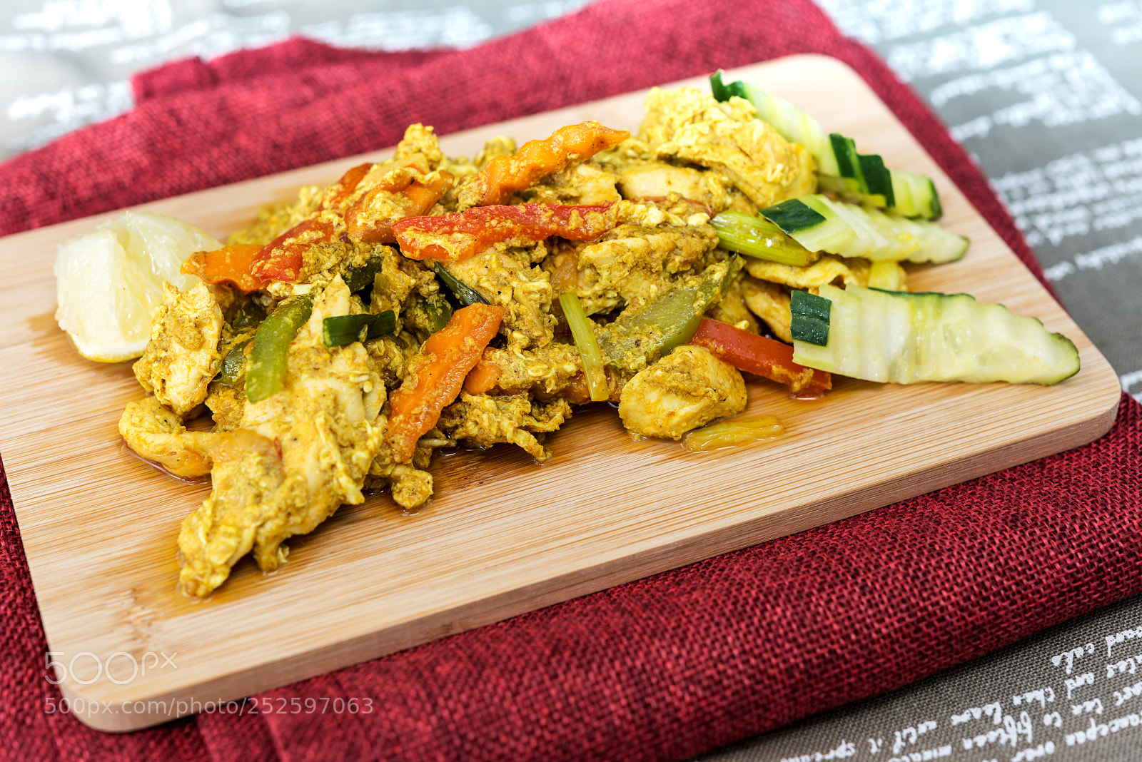 Nikon D800 sample photo. Wok fried chicken stir photography