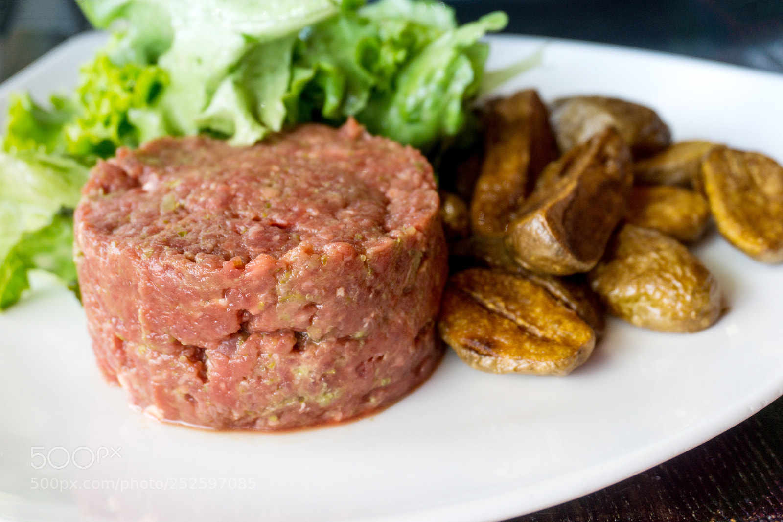 Sony a6000 sample photo. Tasty steak tartare raw photography