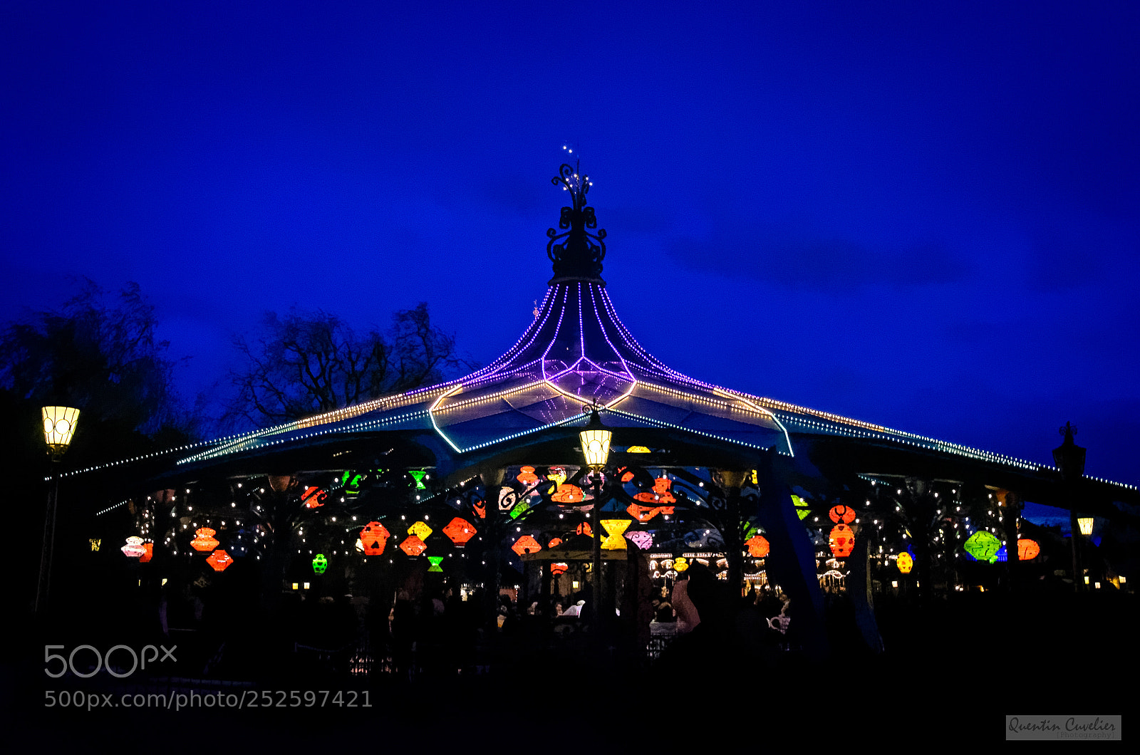 Nikon D7000 sample photo. Disneyland paris night photography