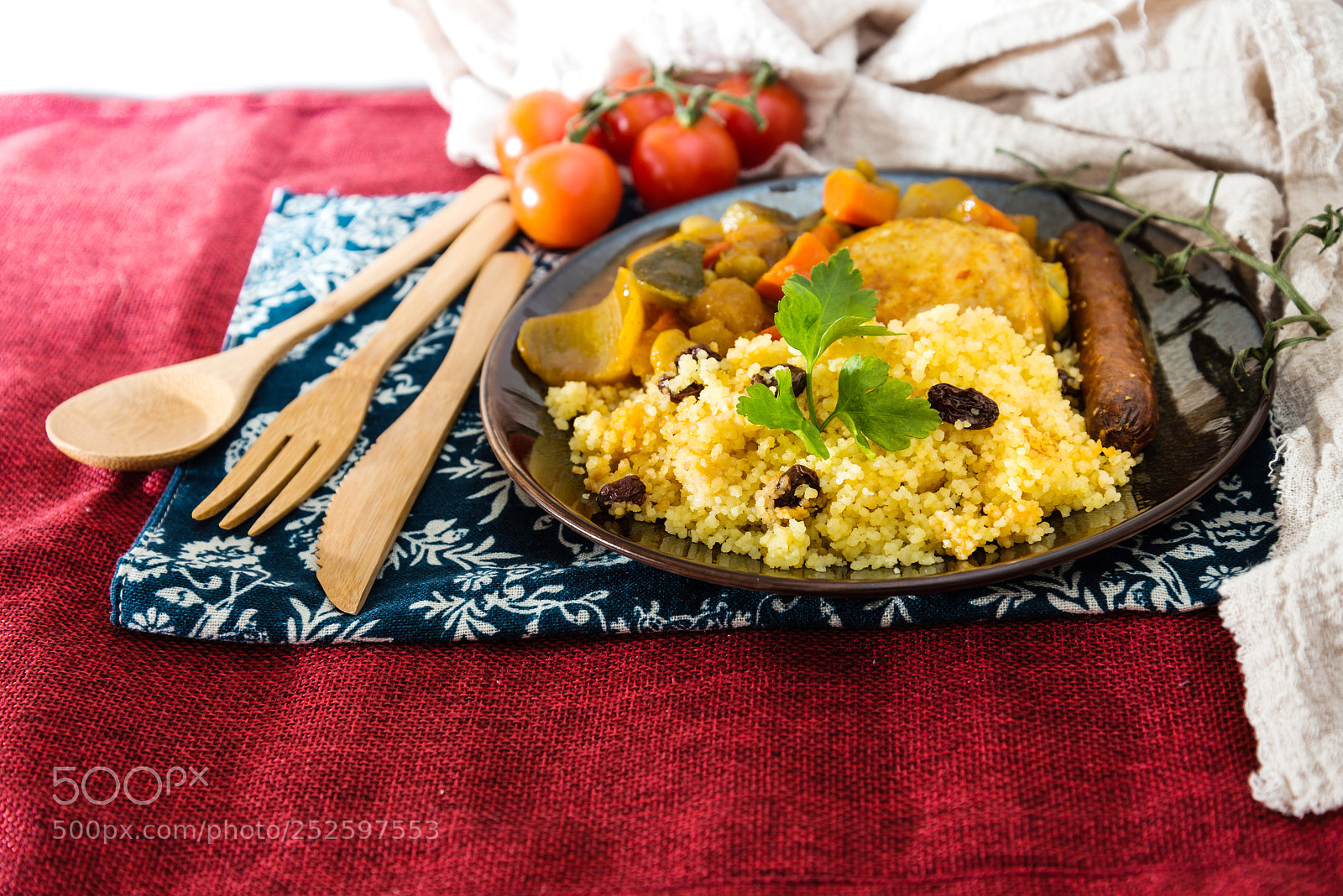 Nikon D800 sample photo. Traditional moroccan dish couscous photography