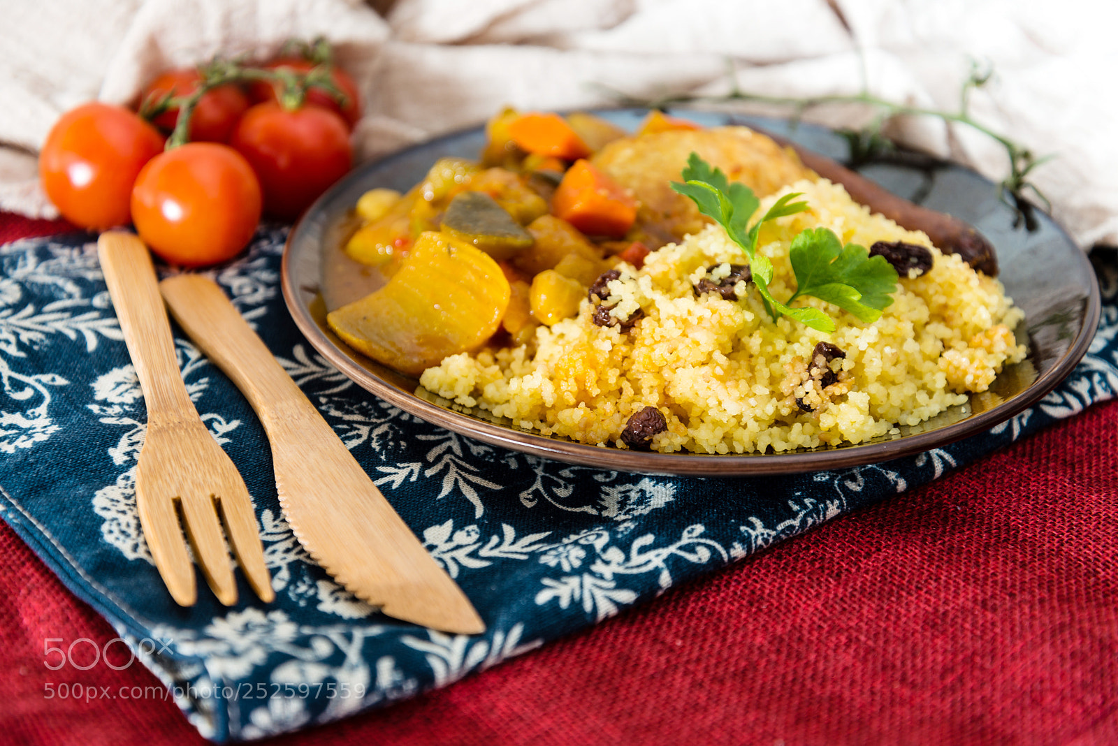 Nikon D800 sample photo. Traditional moroccan dish couscous photography