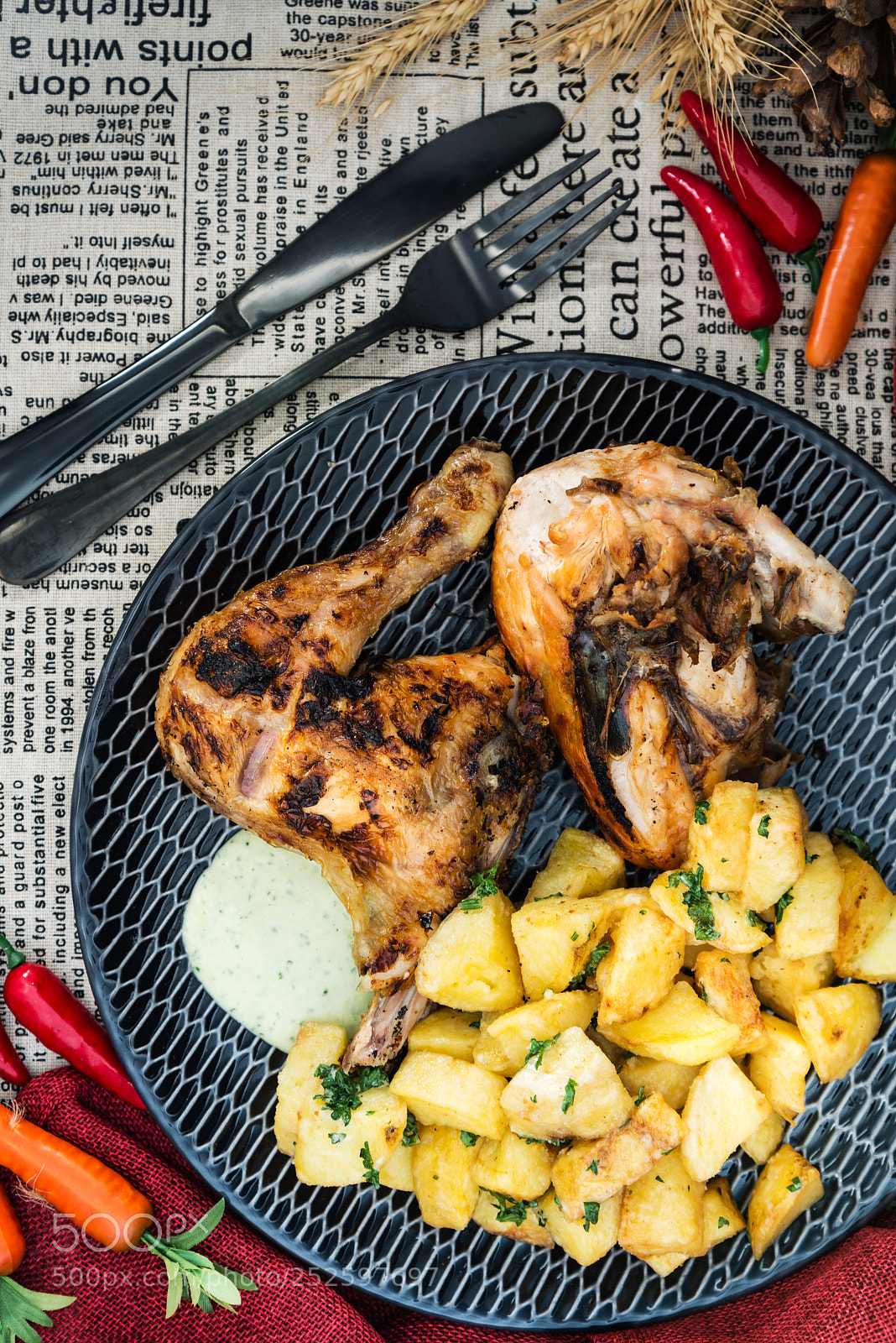 Nikon D800 sample photo. Fresh chicken leg with photography