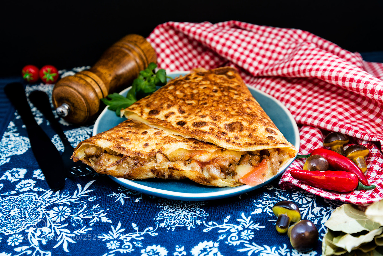 Nikon D800 sample photo. Homemade french buckwheat galette photography