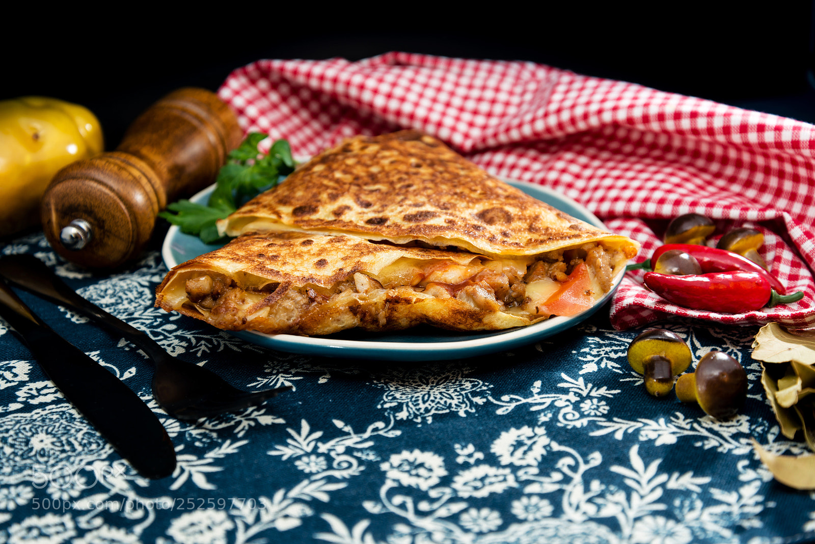 Nikon D800 sample photo. Homemade french buckwheat galette photography