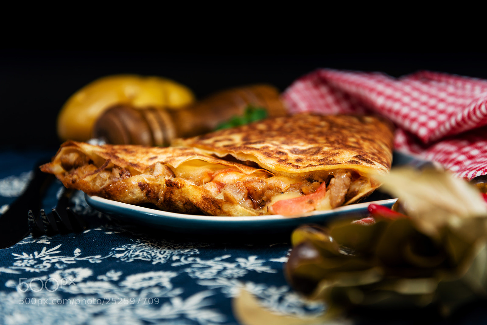 Nikon D800 sample photo. Homemade french buckwheat galette photography