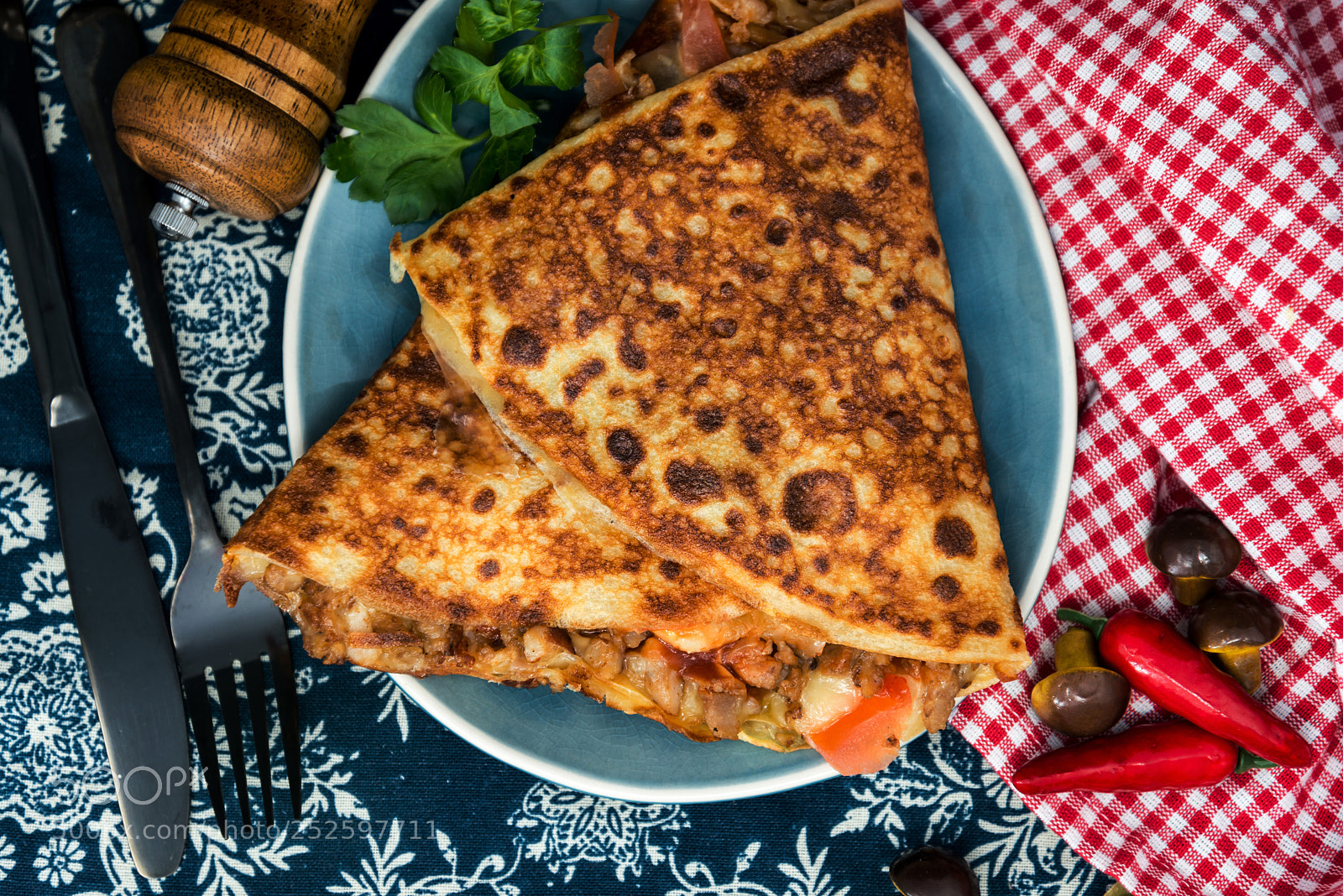Nikon D800 sample photo. Homemade french buckwheat galette photography