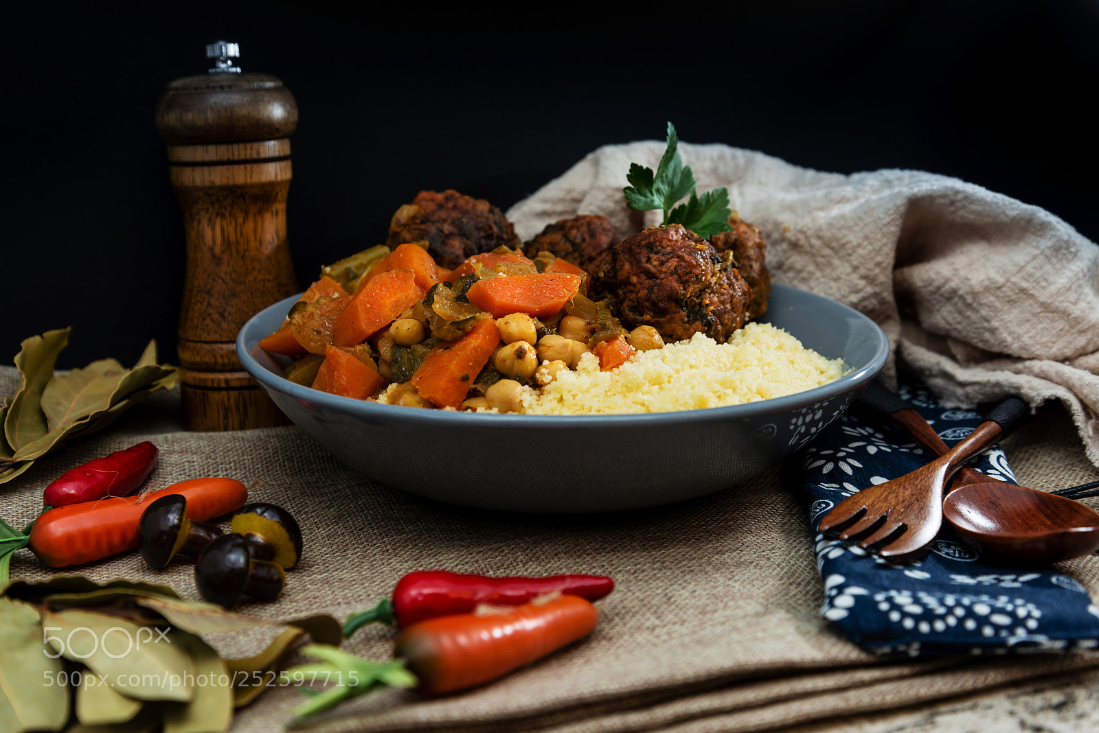 Nikon D800 sample photo. Traditional moroccan dish couscous photography