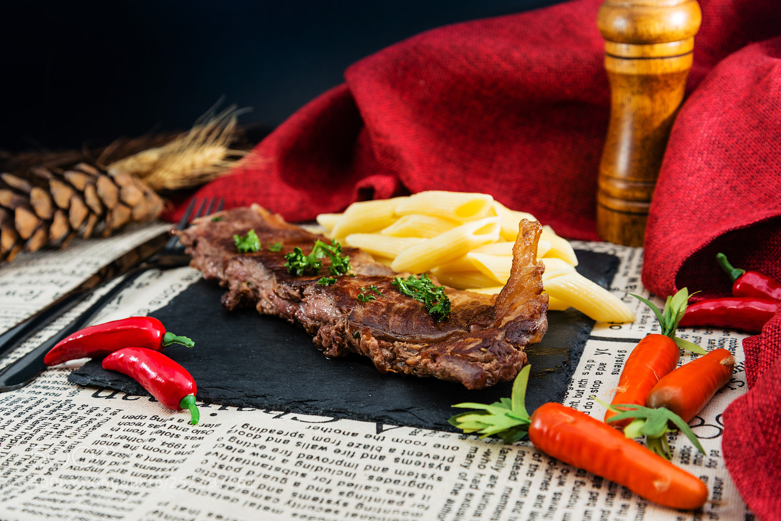 Nikon D800 sample photo. Juicy steak veal beef photography