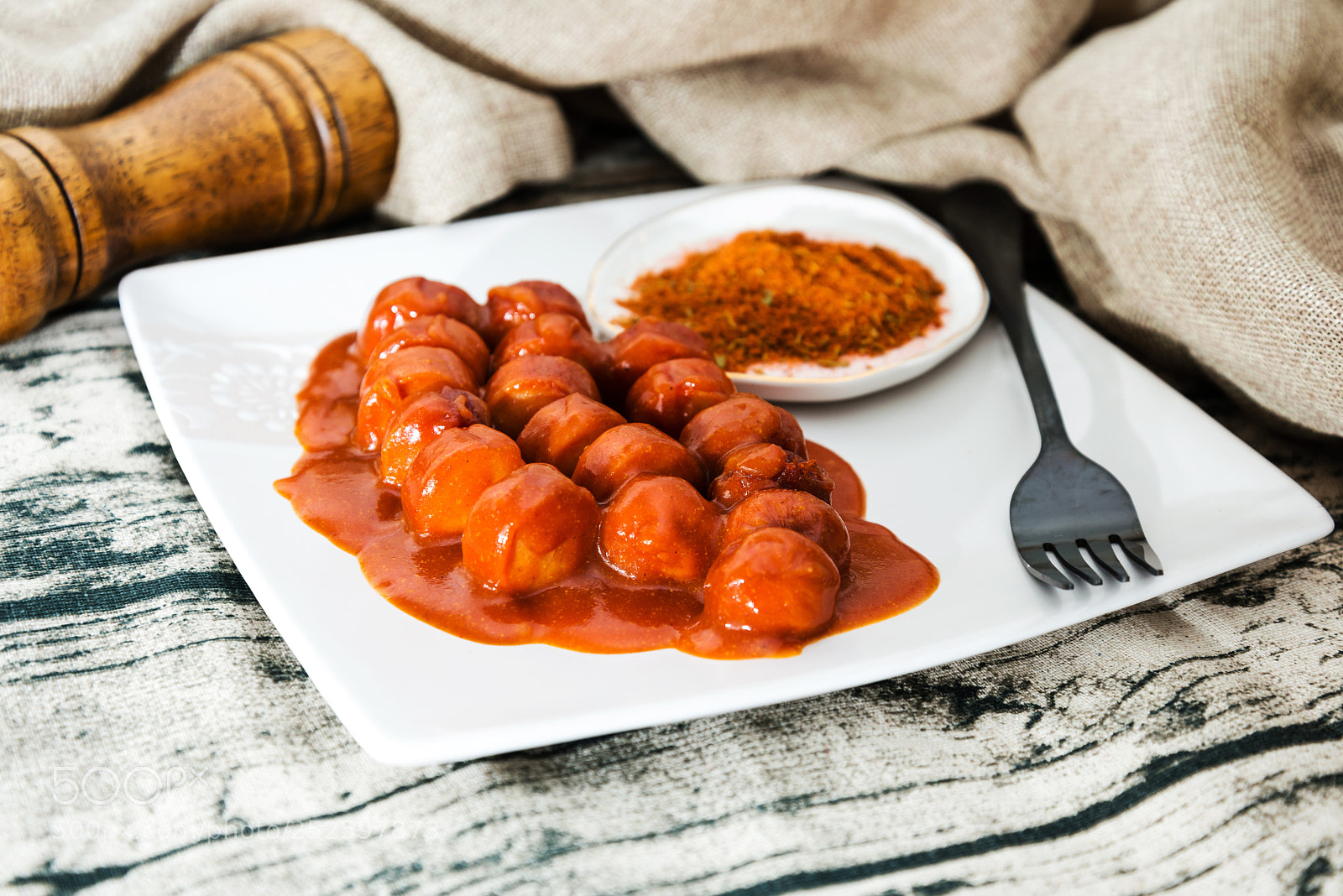 Nikon D800 sample photo. Tasty german sausage served photography