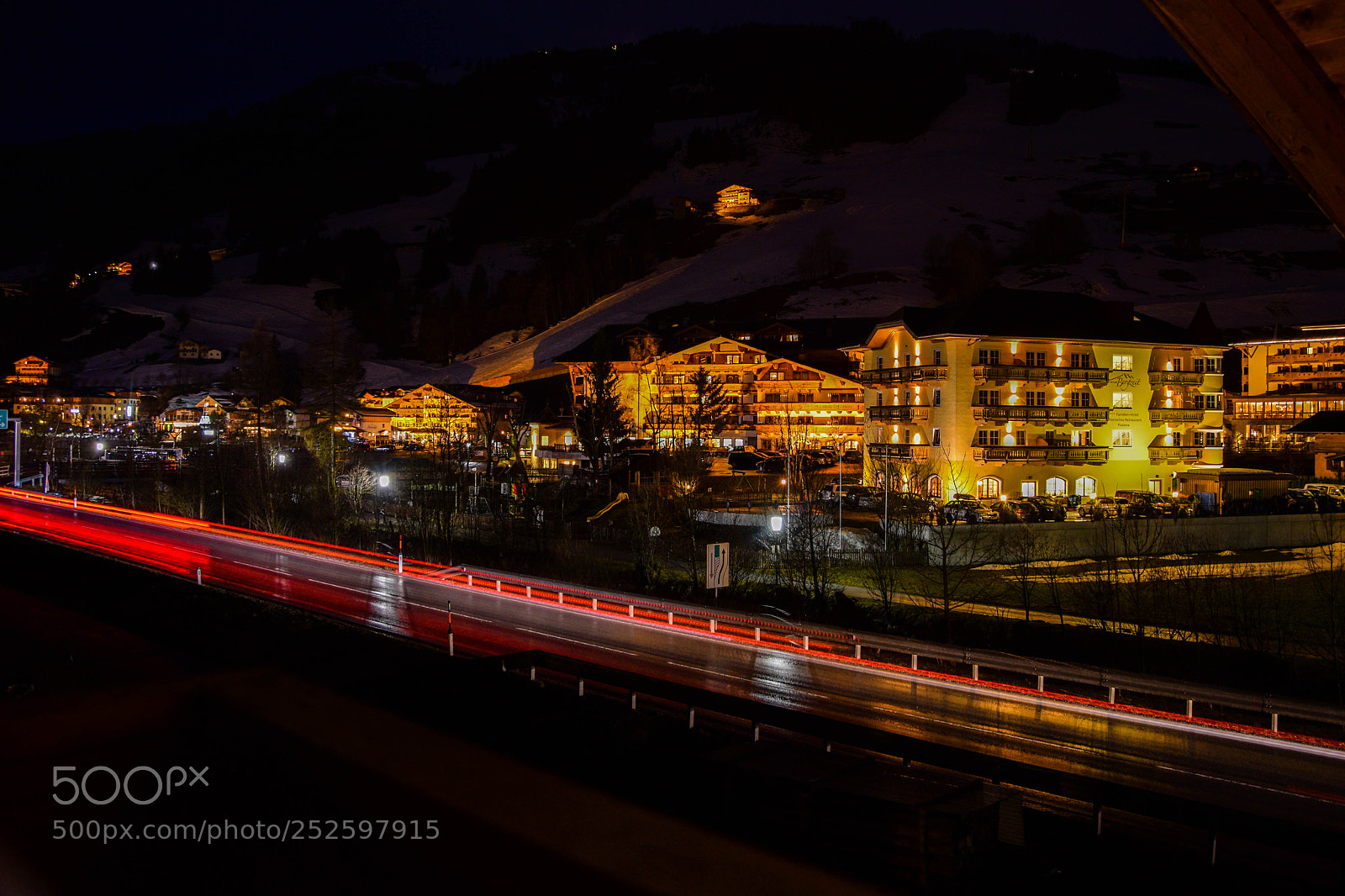 Nikon D3300 sample photo. Grossarl at night photography
