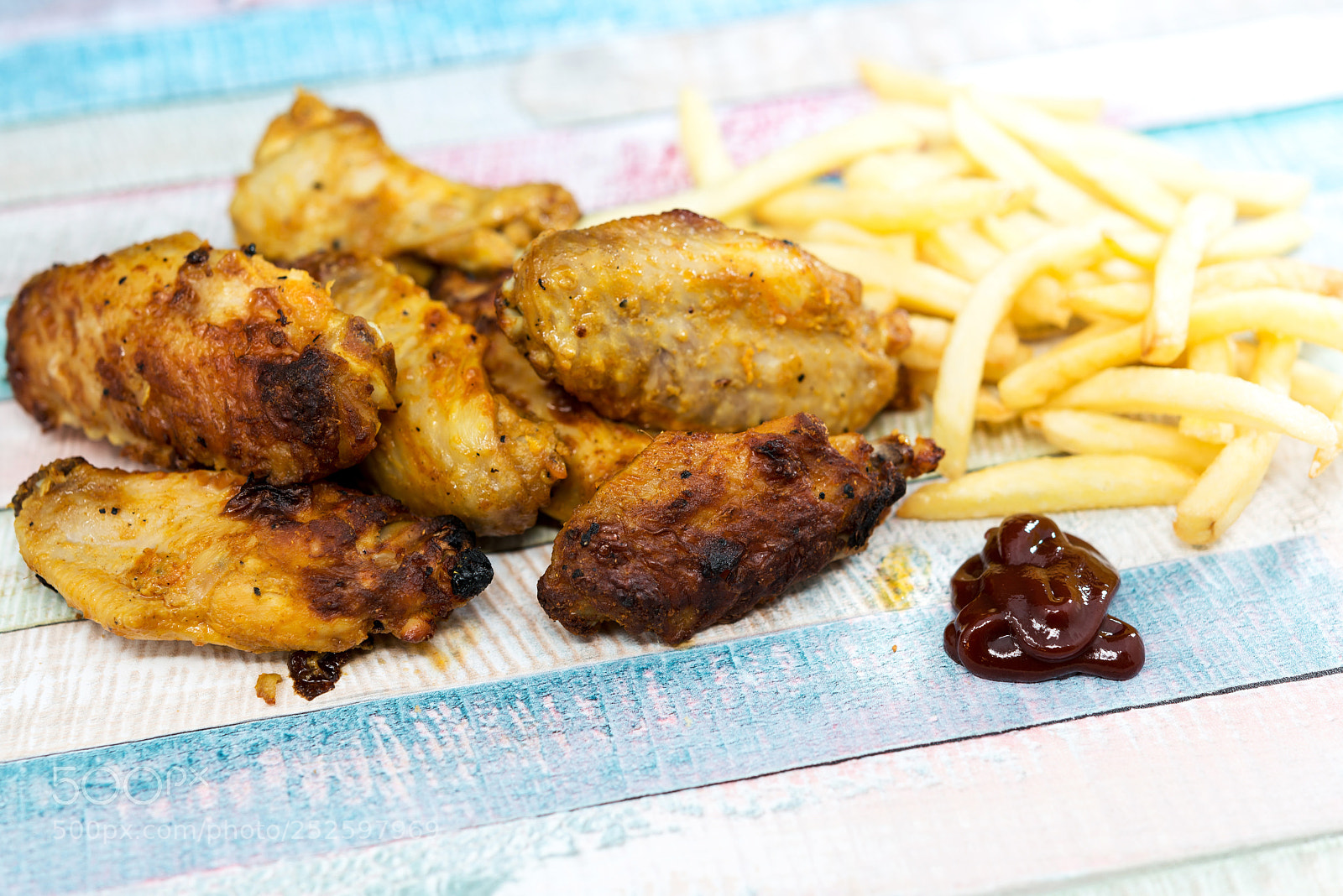 Nikon D800 sample photo. Chicken wings with sauce photography