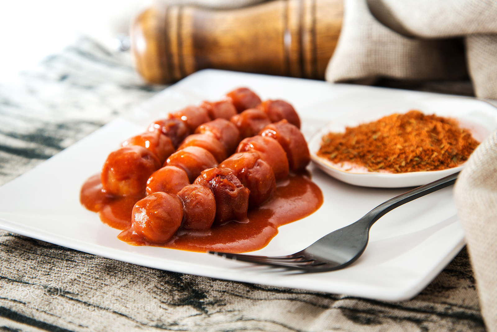 Nikon D800 sample photo. Tasty german sausage served photography