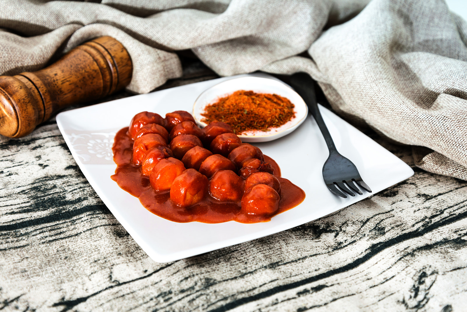 Nikon D800 sample photo. Tasty german sausage served photography