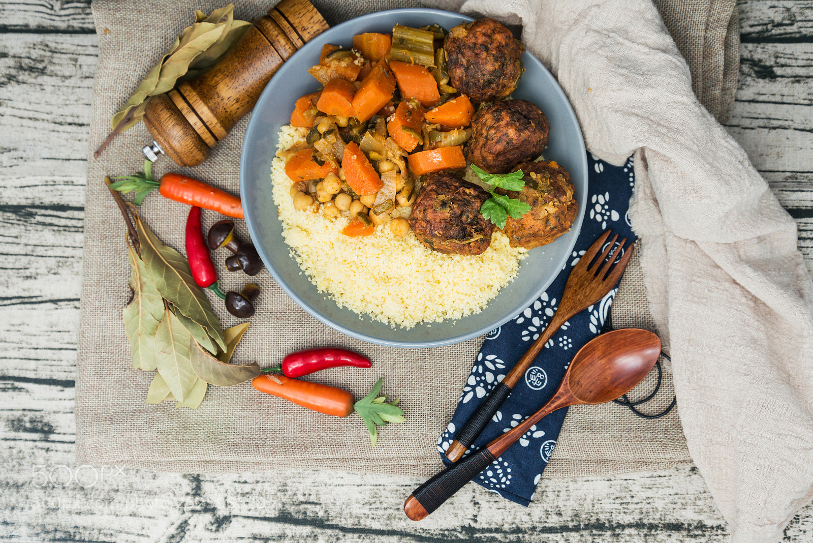 Nikon D800 sample photo. Traditional moroccan dish couscous photography