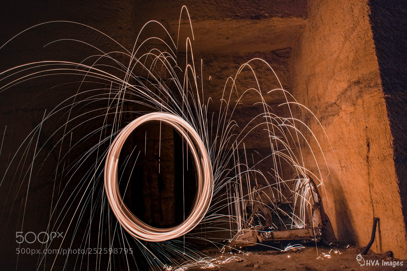 Nikon D500 sample photo. Sparks in cave photography