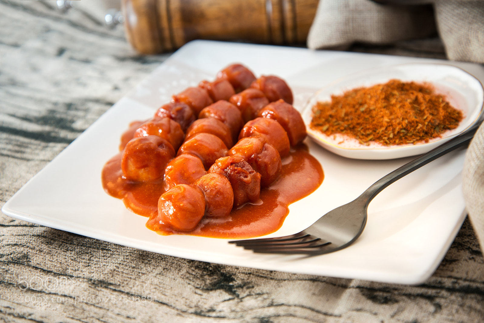Nikon D800 sample photo. Tasty german sausage served photography