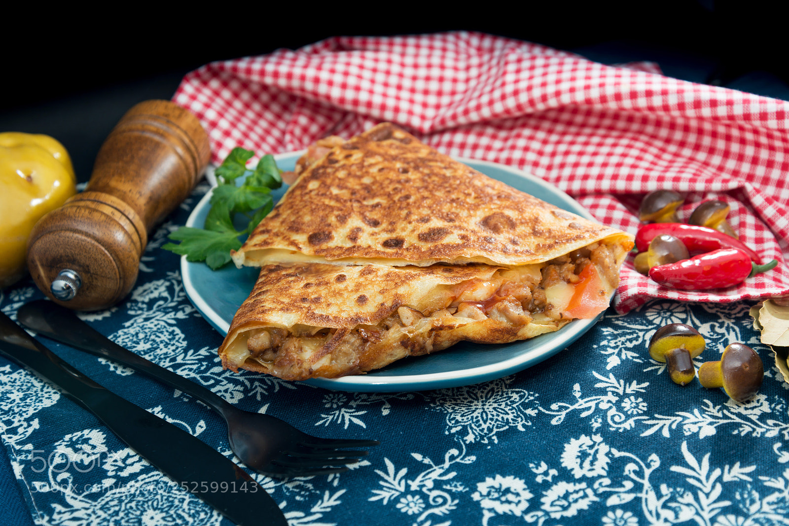 Nikon D800 sample photo. Homemade french buckwheat galette photography