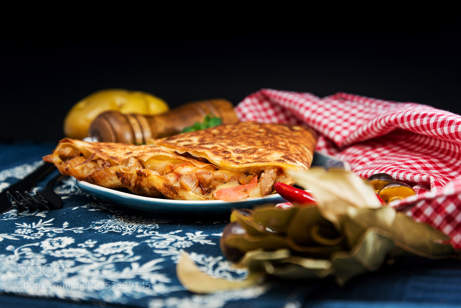 Nikon D800 sample photo. Homemade french buckwheat galette photography