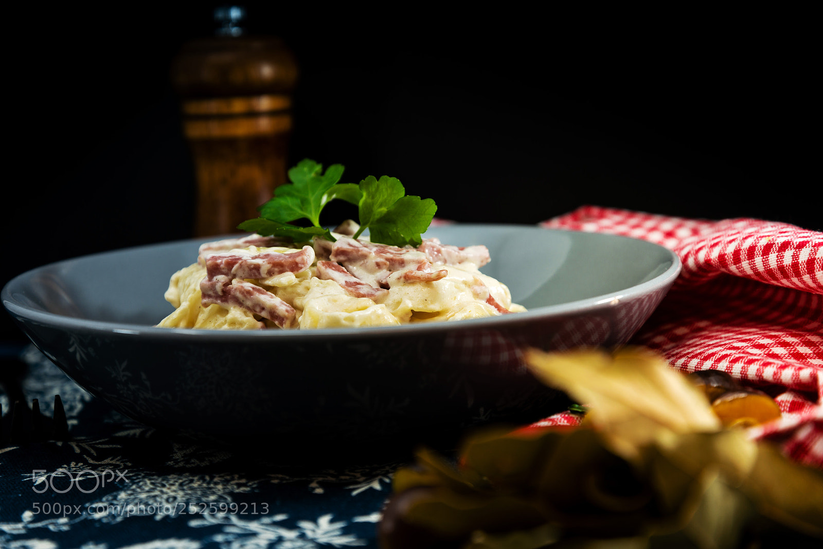 Nikon D800 sample photo. Tasty carbonara pasta on photography