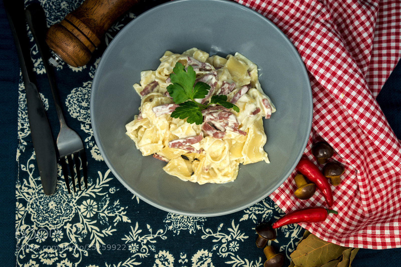 Nikon D800 sample photo. Tasty carbonara pasta on photography