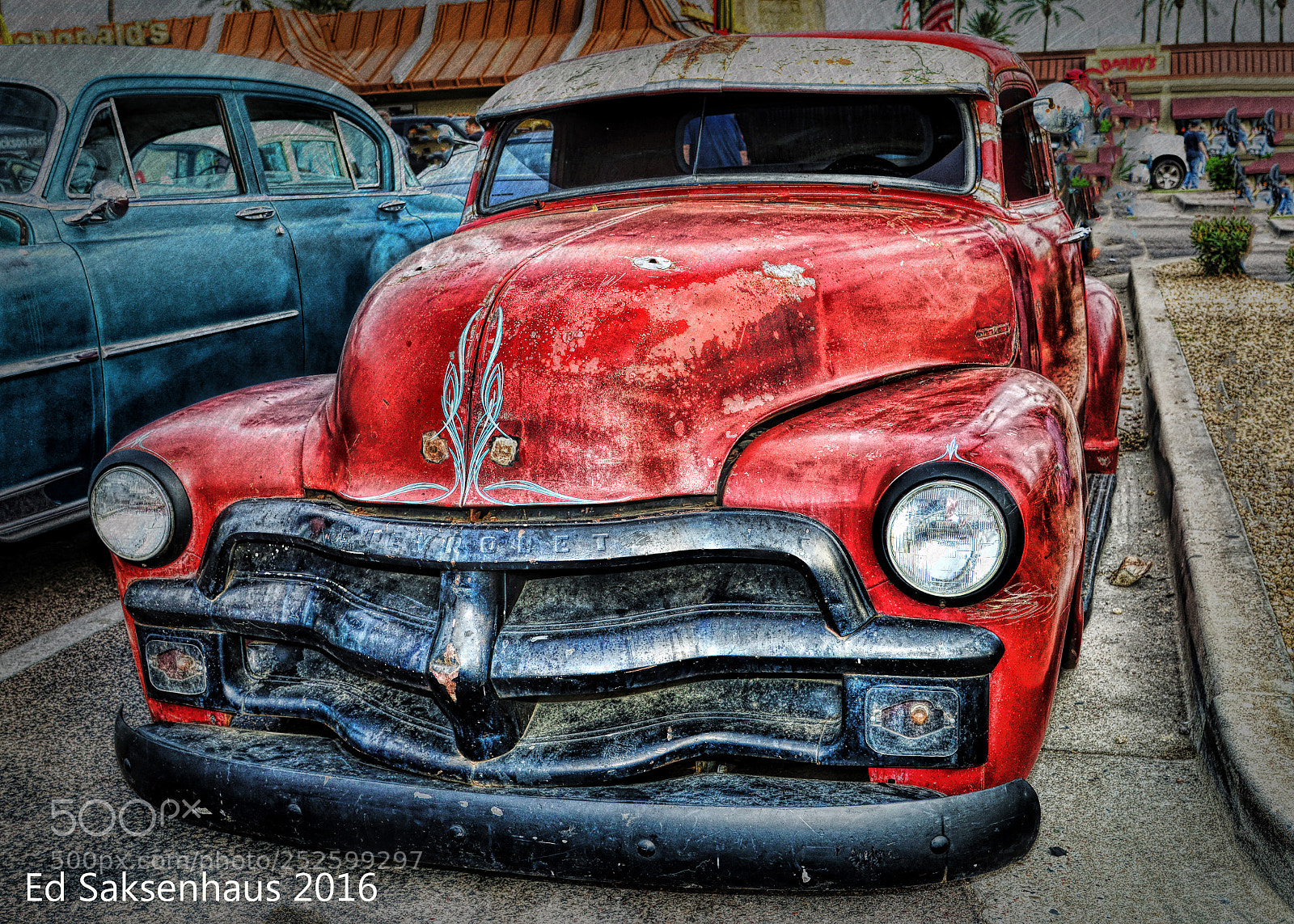 Nikon D800 sample photo. Red chevy truck photography