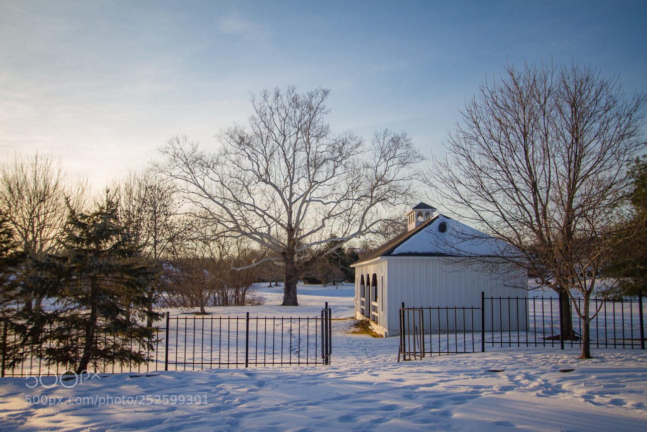 Canon EOS 7D sample photo. Winter sunset photography