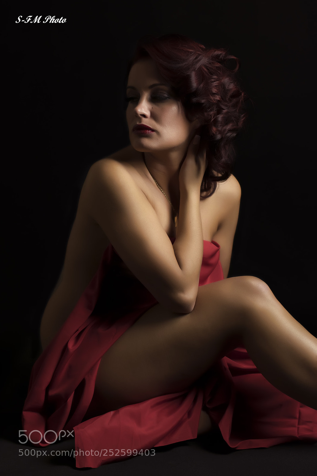 Nikon D5300 sample photo. Anikó in red photography