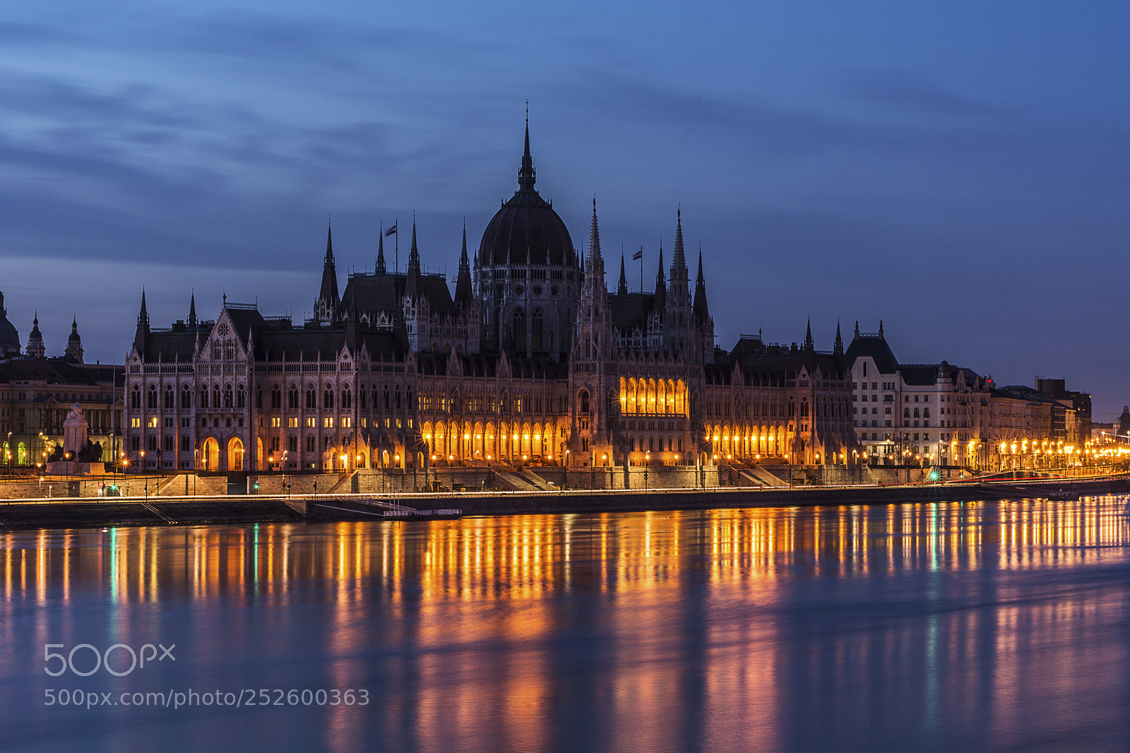 Nikon D7100 sample photo. Parliament in blue hours photography