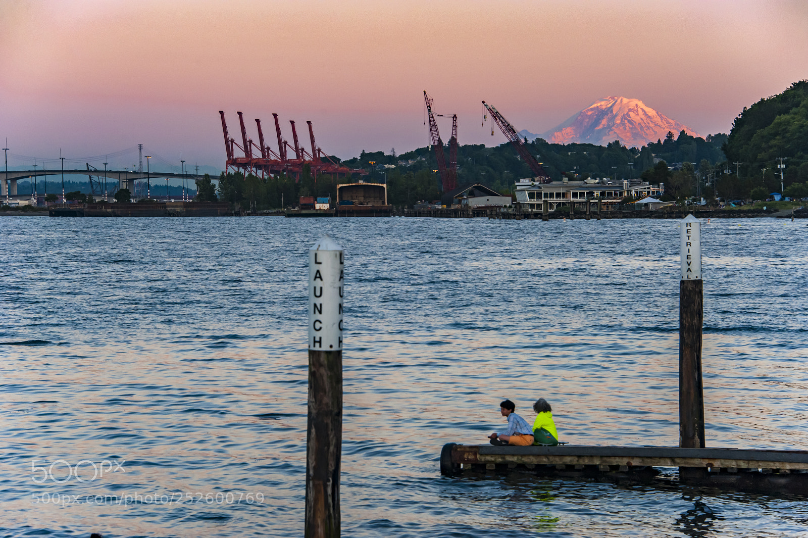Nikon D700 sample photo. Mount rainier sunset at photography