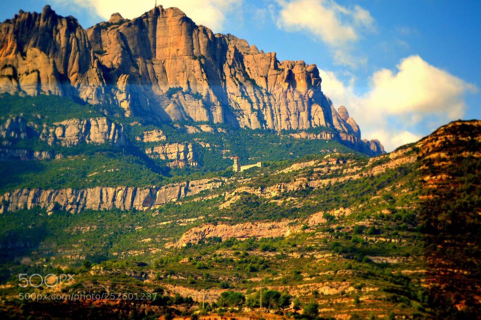Nikon D3100 sample photo. Montserrat mountain photography