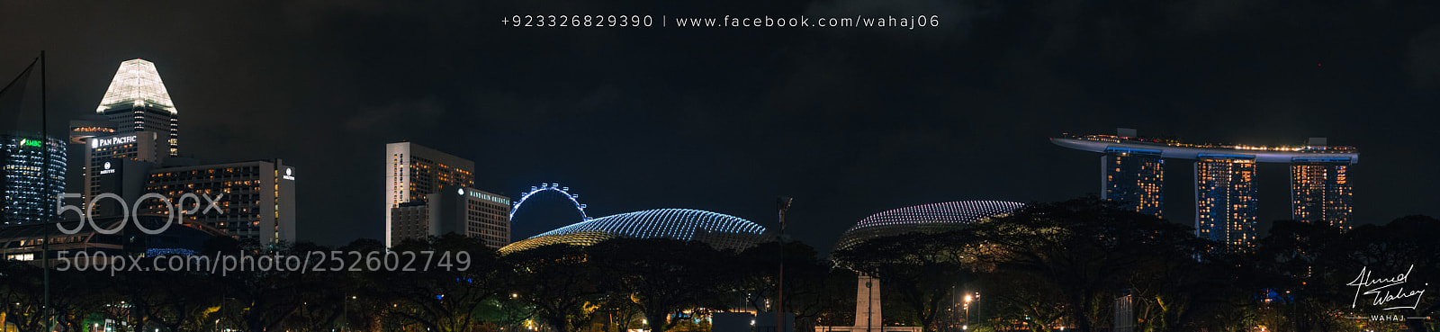 Nikon D7100 sample photo. Singapore in a panorama photography