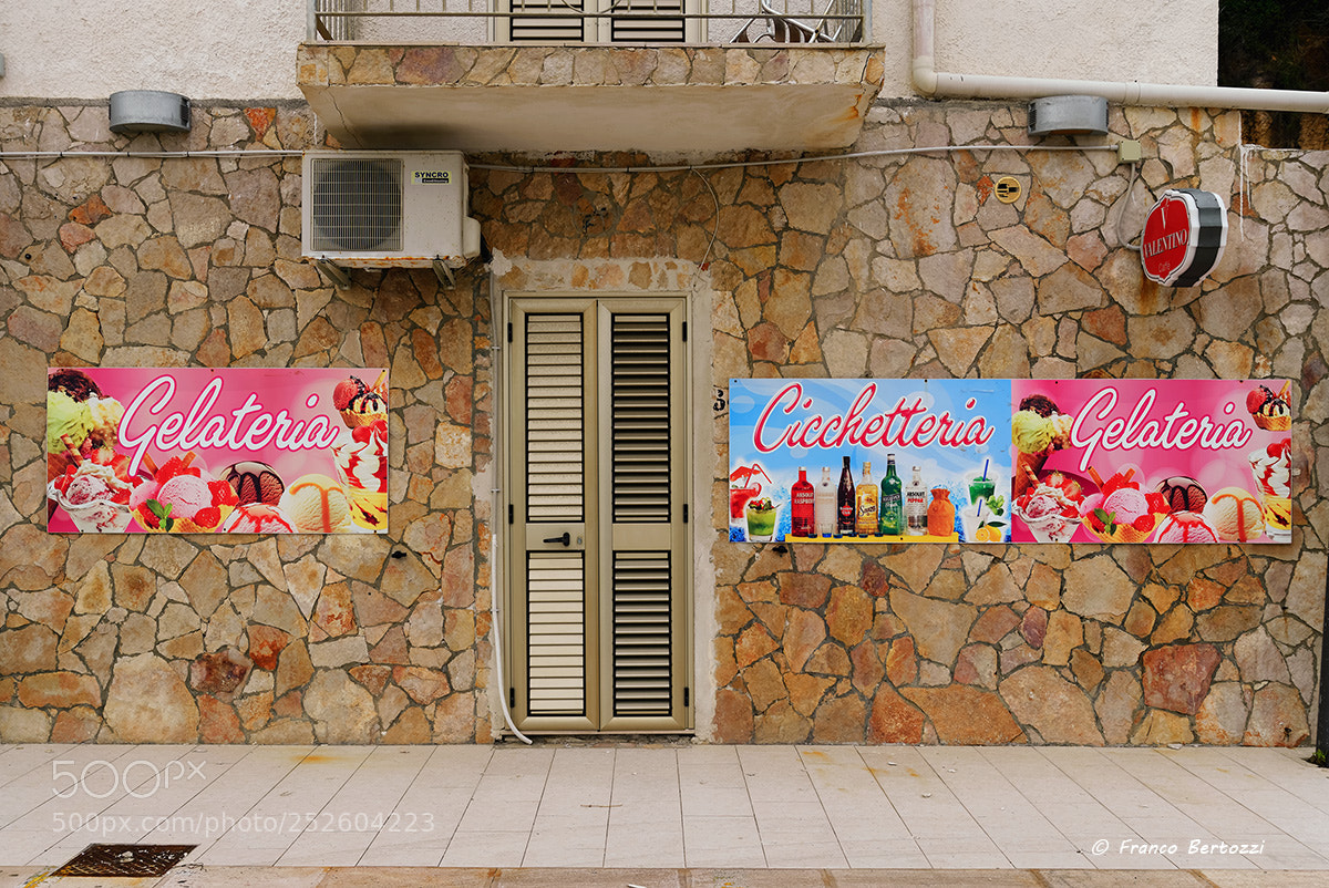 Nikon D610 sample photo. Peschici ice cream and photography