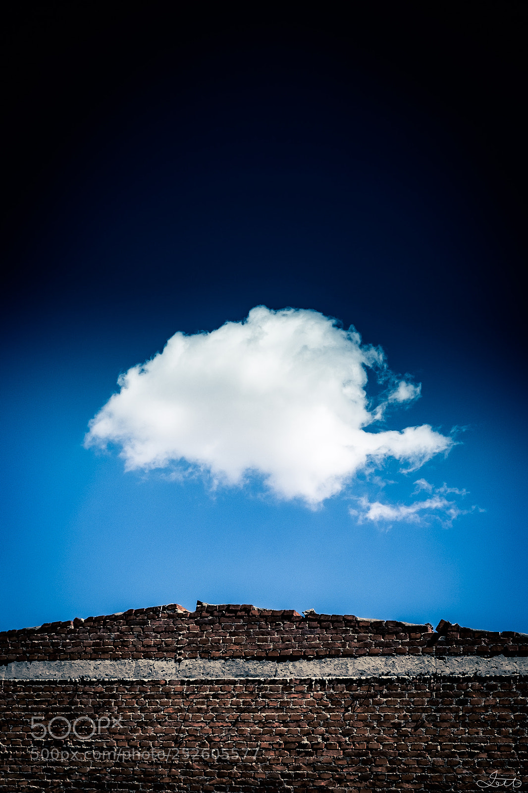 Fujifilm X-T20 sample photo. Lonely cloud photography