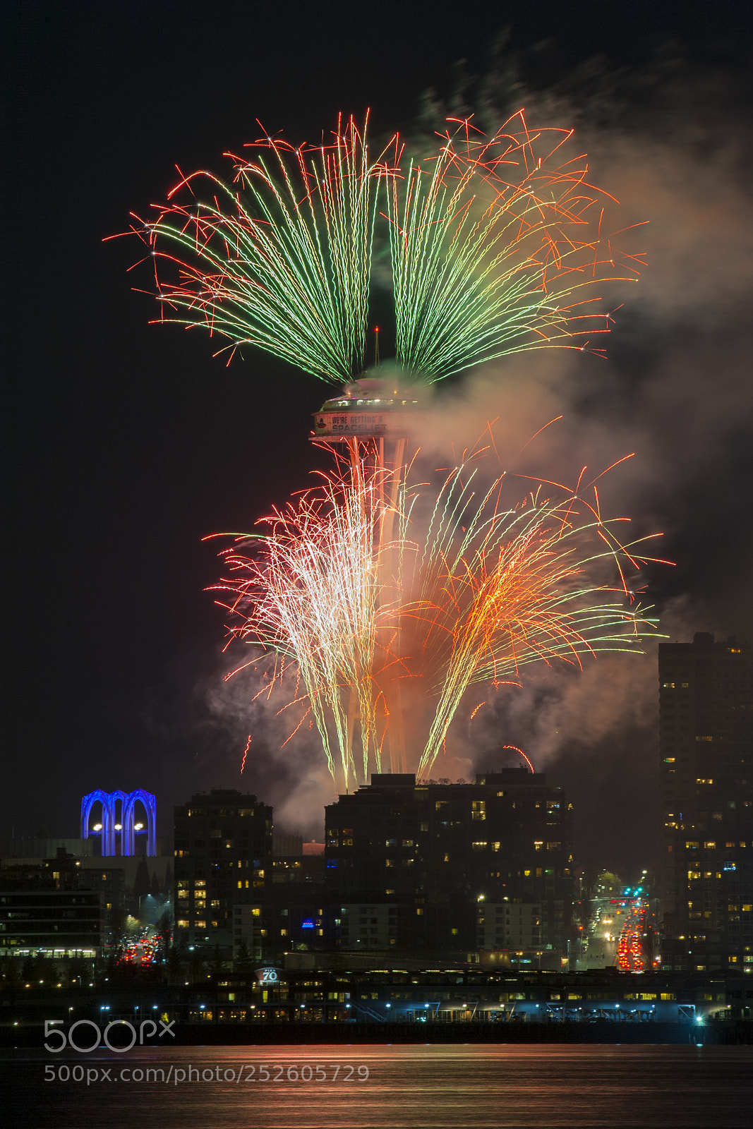 Nikon D700 sample photo. New year fireworks at photography