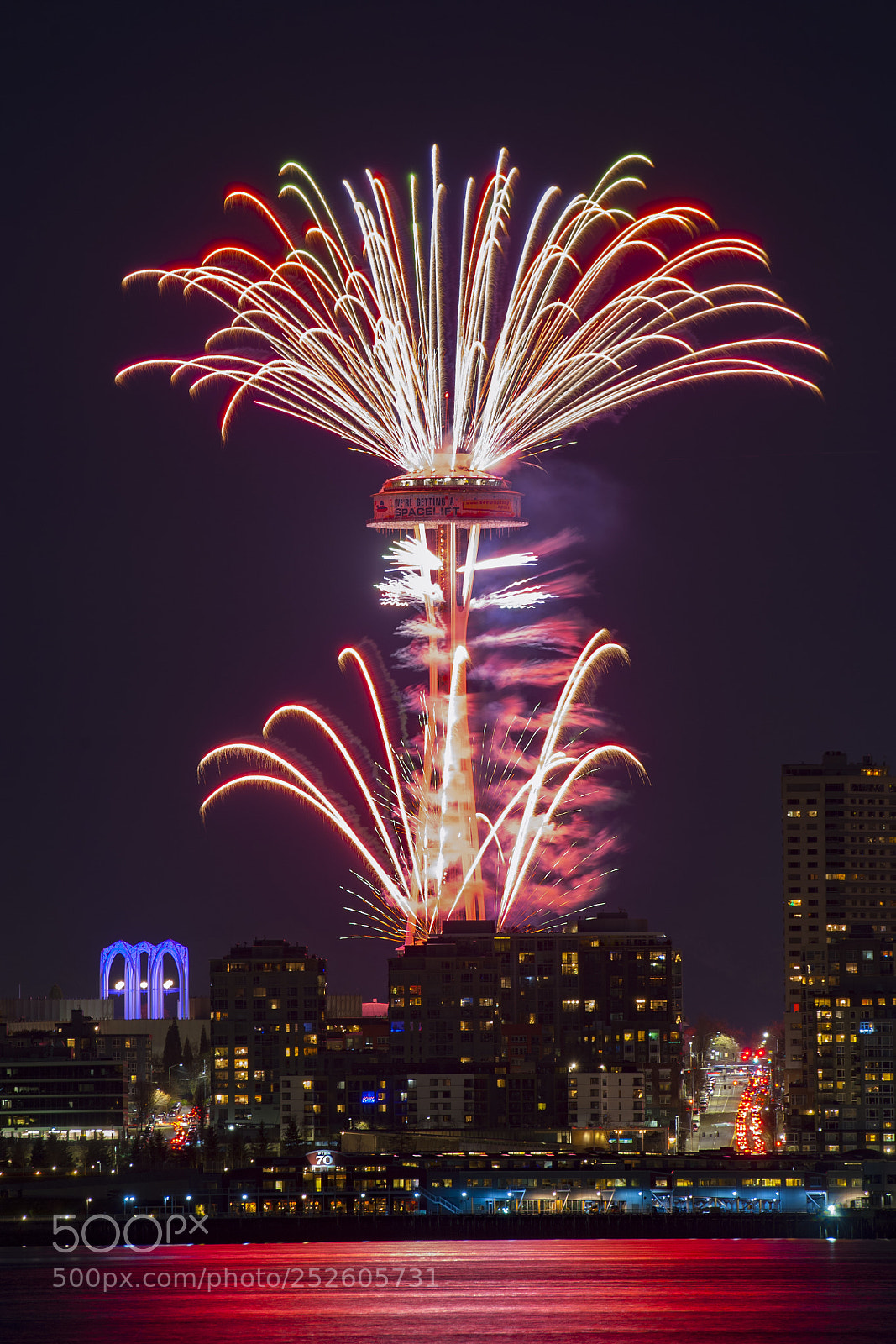 Nikon D700 sample photo. New year fireworks at photography