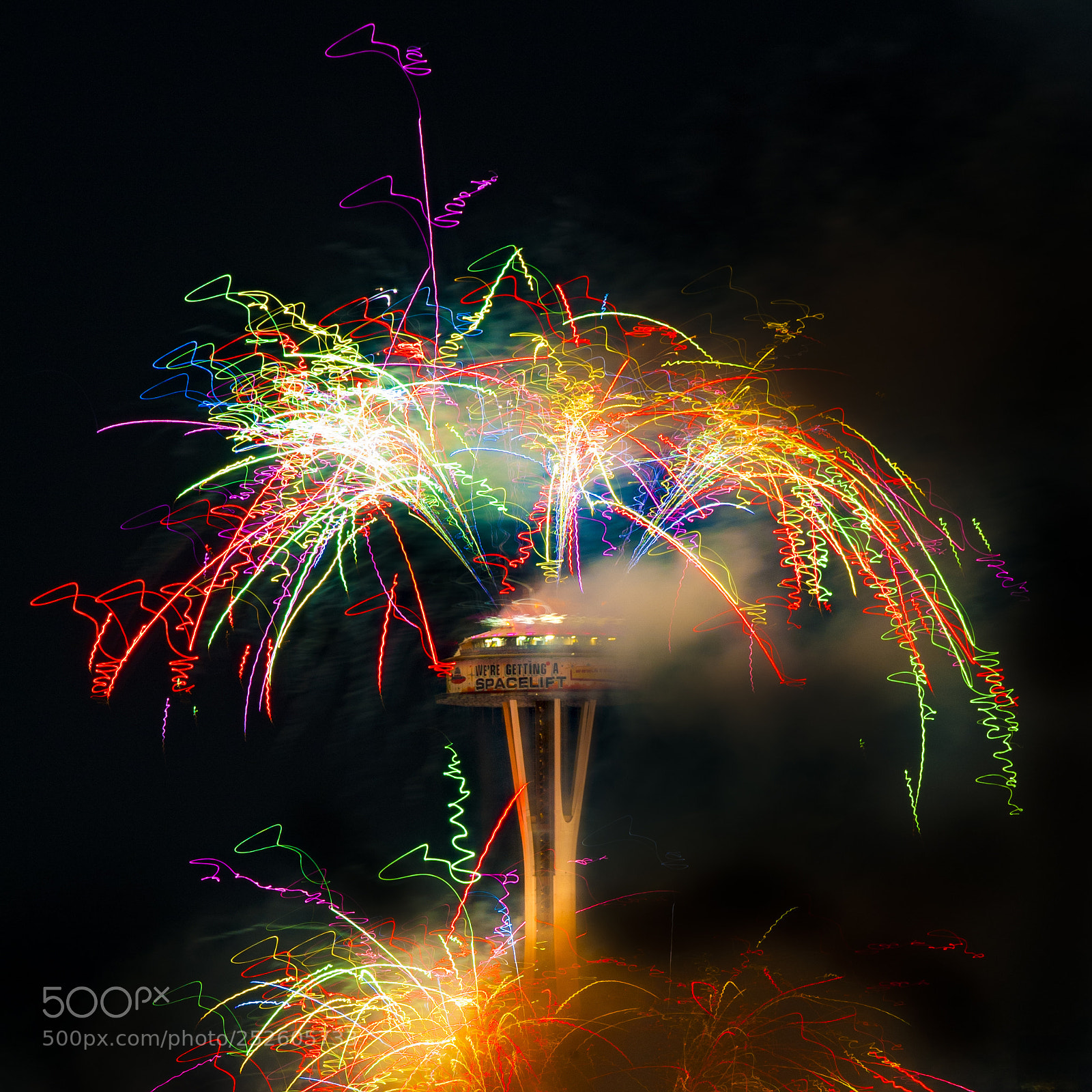 Nikon D700 sample photo. New year fireworks at photography