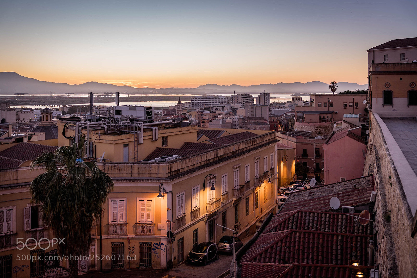 Sony a7R III sample photo. Cagliari sundown photography