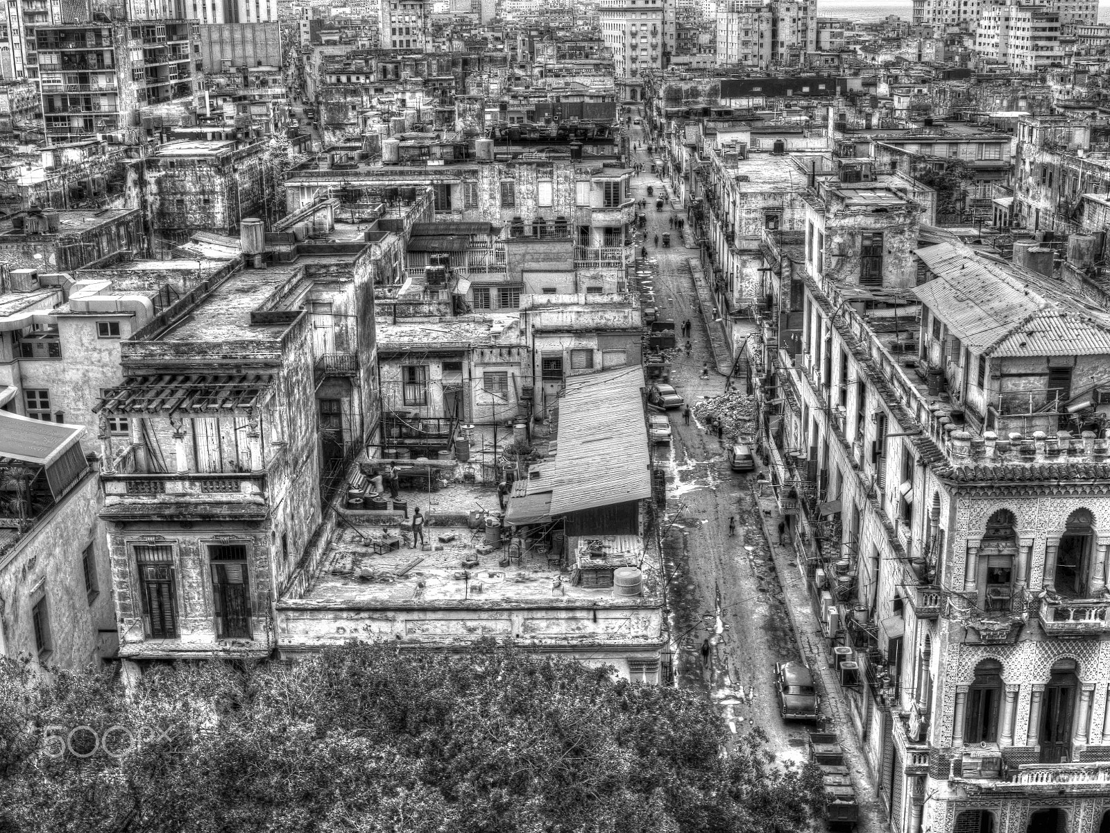 Pentax 645Z sample photo. Havana, cuba b&w photography