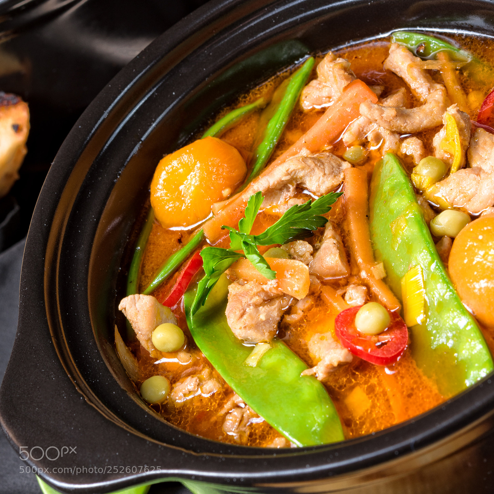 Nikon D810 sample photo. Strips of pork with photography