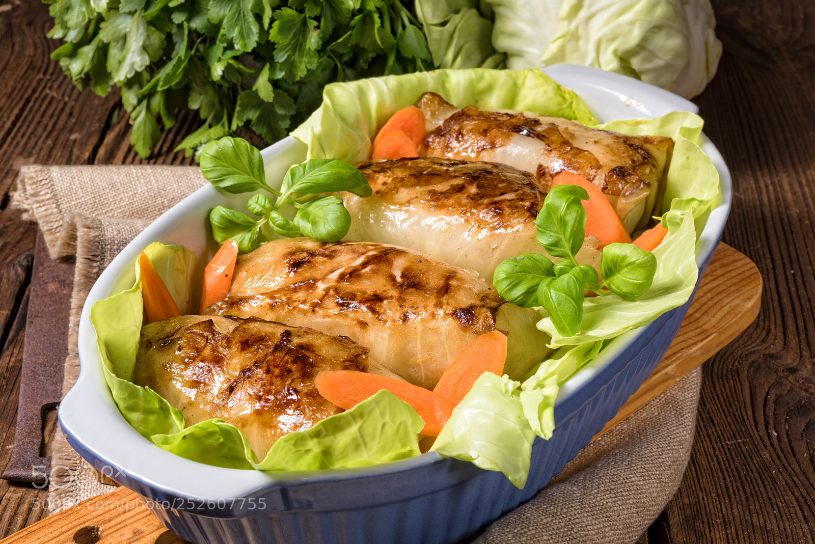 Nikon D810 sample photo. Cabbage rolls with minced photography