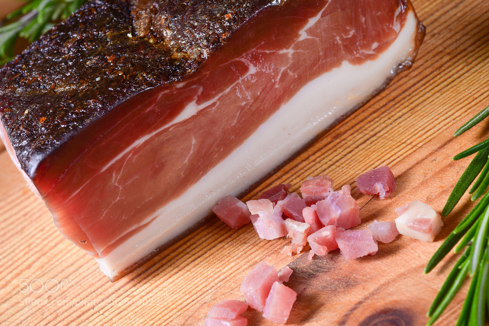 Nikon D810 sample photo. Smoked south tyrolean bacon photography