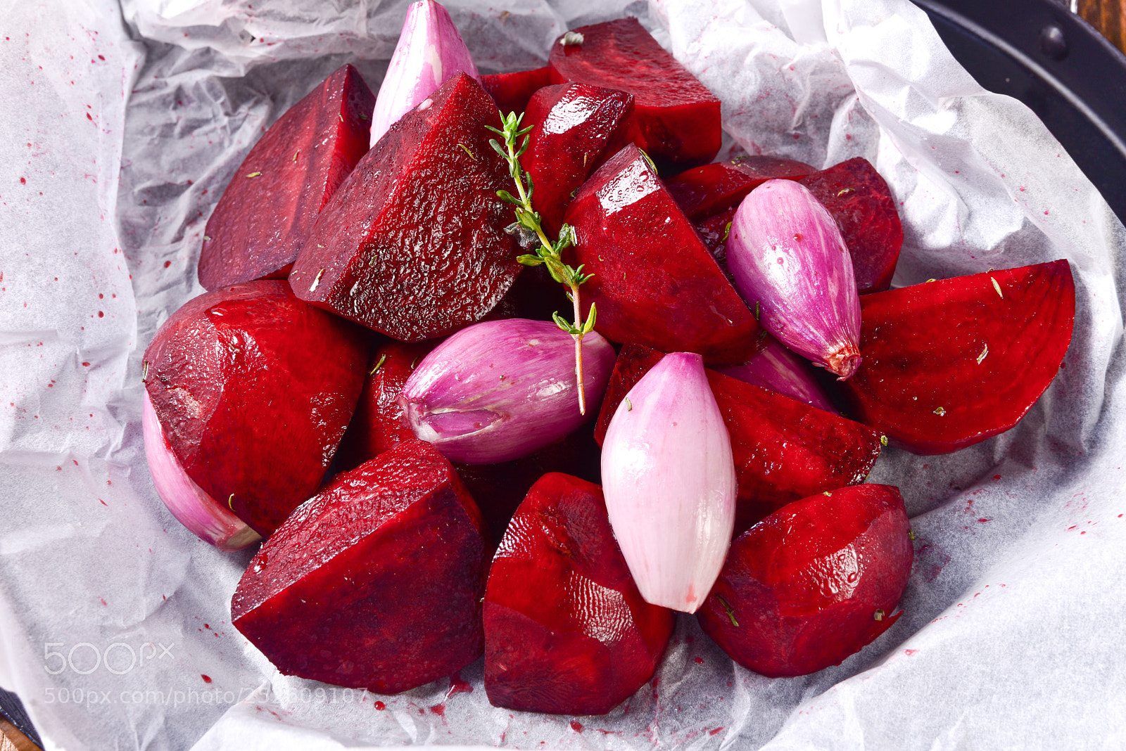 Nikon D810 sample photo. Oven baked red beets photography