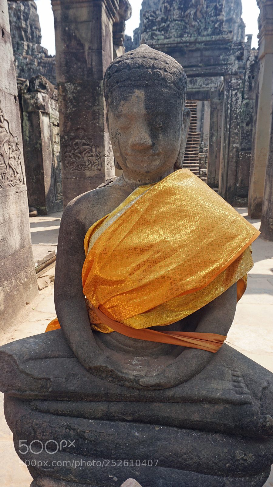 Sony a6000 sample photo. Buddha statue in angkor photography