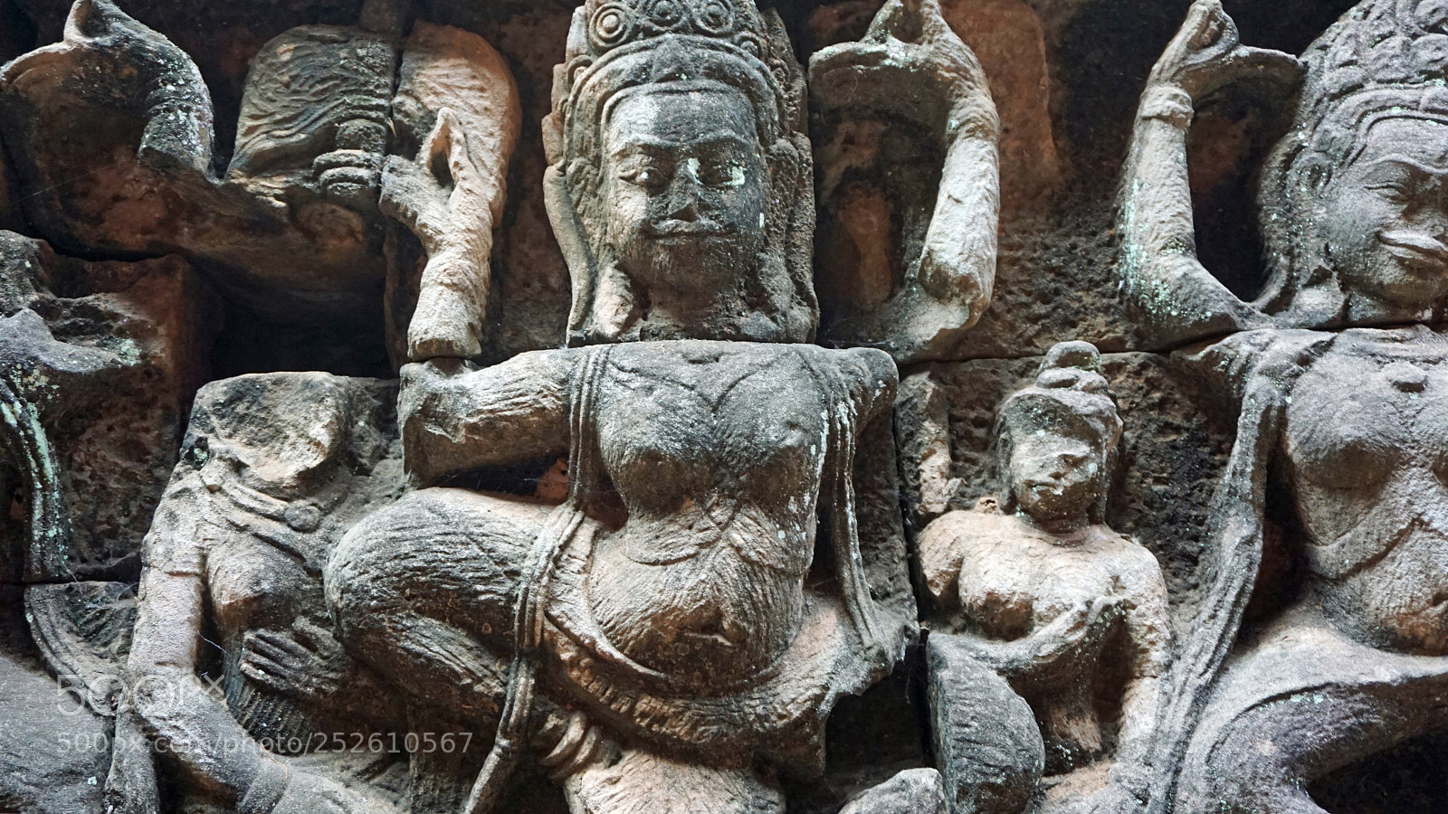 Sony a6000 sample photo. Angkor wat wall figures photography